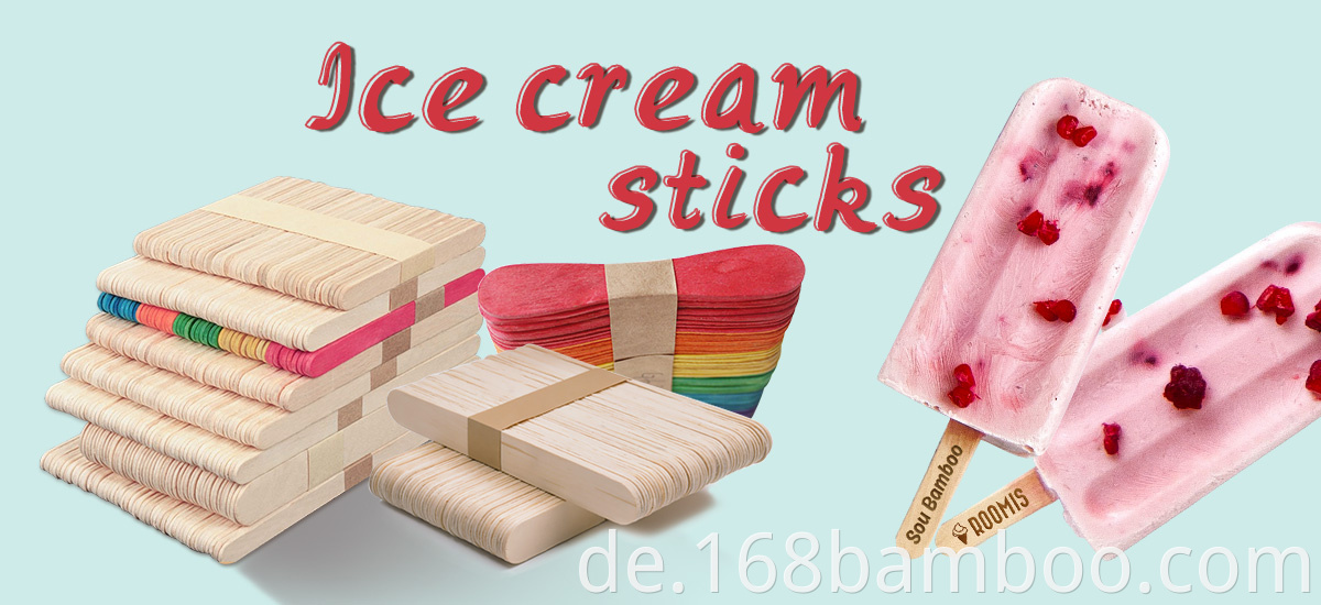 Wooden Ice Cream Sticks